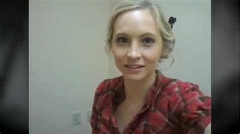 Candice behind the scenes of The Vampire Diaries. (Mystic Diaries ...