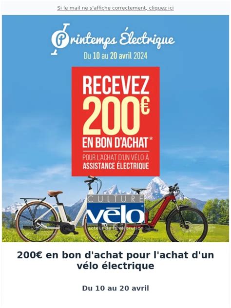 Code promo Culturevelo valide 40 de réduc uniquement en Juillet 2024