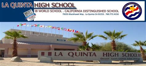 We Are Proud To Work With The Student Athletes Of La Quinta High School