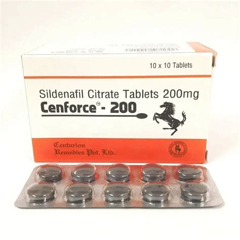 Cenforce 200 Mg Sildenafil Citrate Tablet At Rs 260stripe Sildenafil Citrate Tablets In