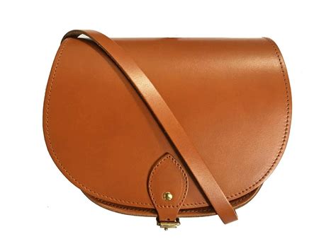 Tan Leather Saddle Bag Handmade In Uk Tan Saddle Bag