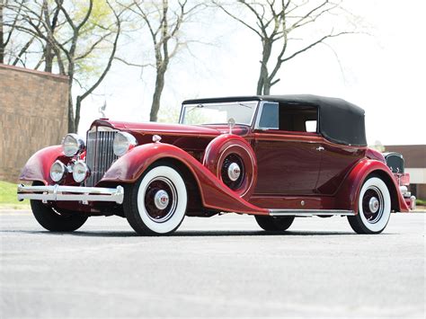 1934 Packard Super Eight Convertible Victoria St Johns 2013 Rm