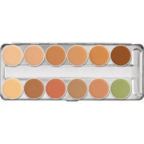 Matte 12 Color Kryolan Dermacolor Palette Box For Parlour 142 Gm At