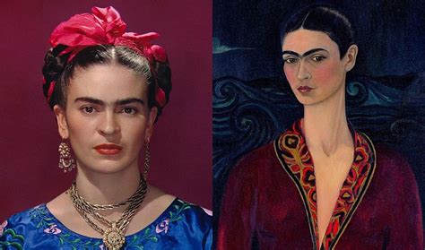 Autoportrait à La Robe De Velours Frida Kahlo ubicaciondepersonas