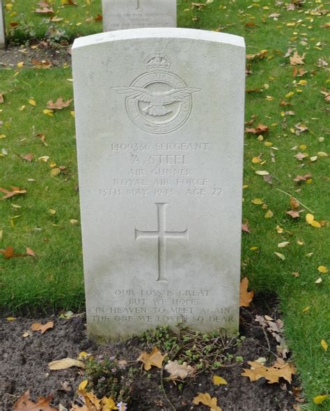 Sergeant Air Gnr Alexander Steel 1921 1943 Find A Grave Memorial