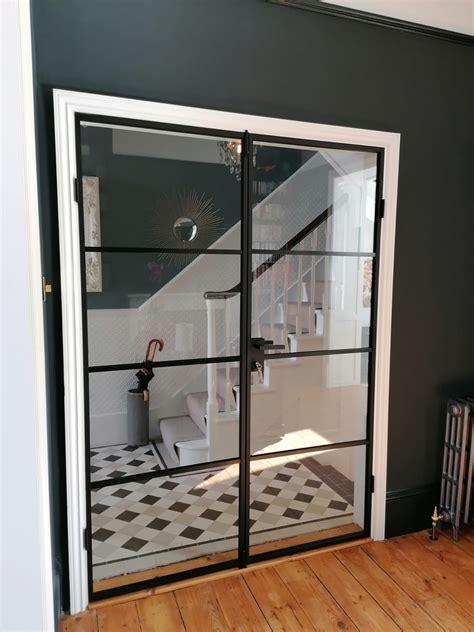 20 Black Steel French Doors Decoomo