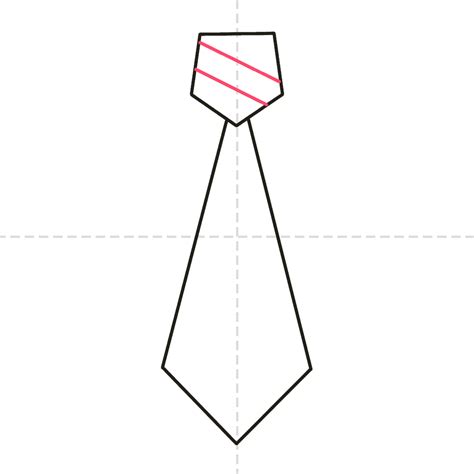 How To Draw A Tie In 4 Easy Steps For Kids