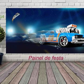 Painel Para Festa Hot Wheels Elo