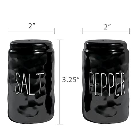 Barnyard Designs Farmhouse Salt And Pepper Shakers Set Ceramic Salt And Pepper Shakers Unique