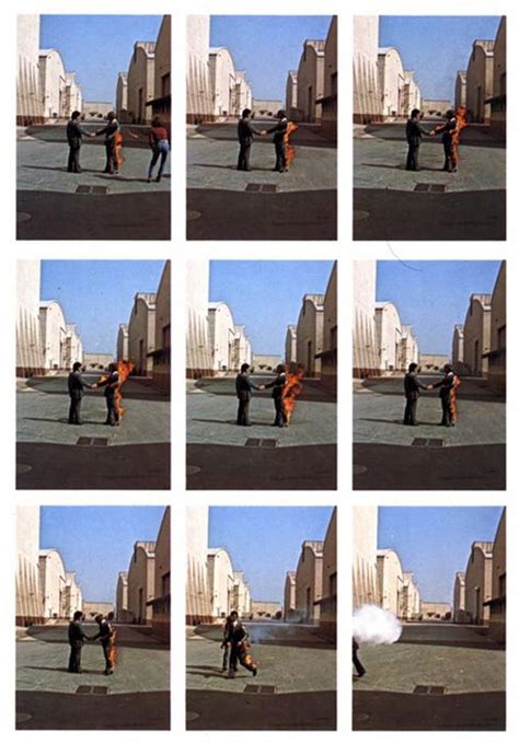 Wish You Were Photo Shoot For The Album Cover Storm Thorgerson The