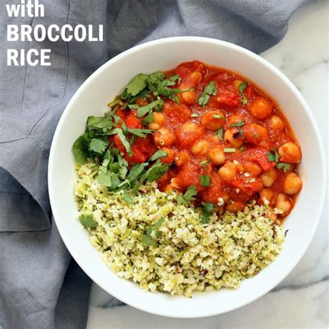 Spanish Chickpea Stew With Cauliflower Broccoli Rice Vegan Richa