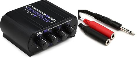 ART SPLITMix4 Passive 4 Channel Mixer Splitter Bundle With Reverb