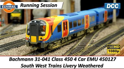 Bachmann Class 450 31 041 4 Car Emu 450127 In South West Trains Livery