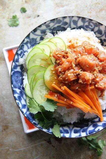 Comment Faire Un Poke Bowl Elle à Table Saumon épicé Cuisine