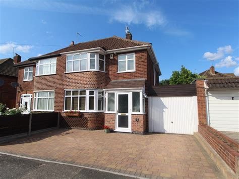 3 Bed Semi Detached House For Sale In Chellaston Road Wigston Le18 £