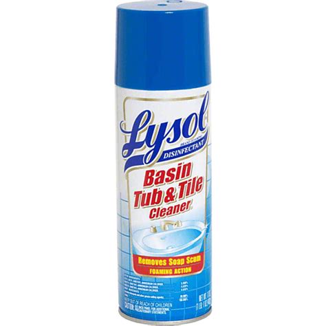 Lysol Basin Tub And Tile Cleaner Foaming Limpieza Selectos