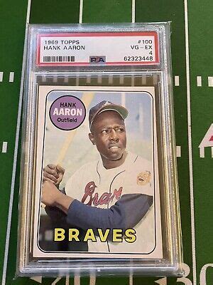 Topps Hank Aaron Psa Braves Hof Ebay