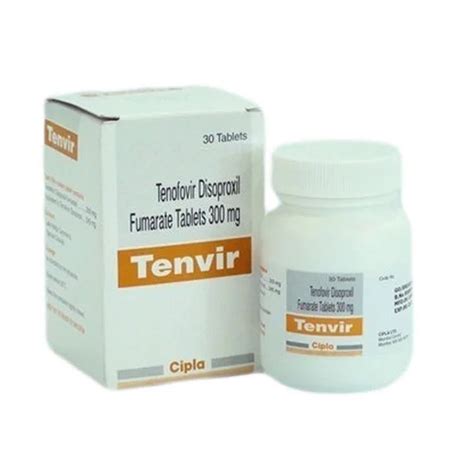 300mg Tenvir Tenofovir Disoproxil Fumarate Tablets At Rs 1000 Bottle