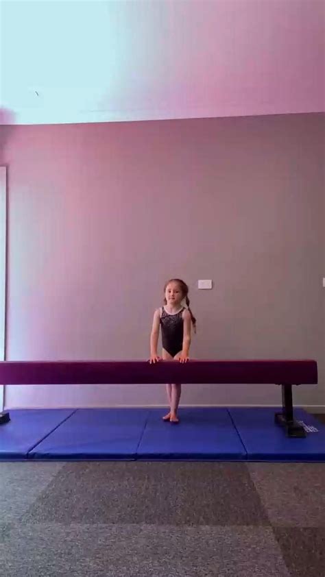 Gymnastics Beam Practise At Home [Video] in 2024 | Gymnastics beam, Gymnastics for beginners ...