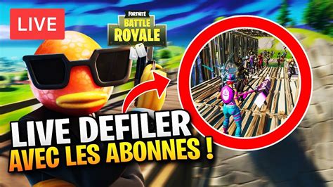 LIVE PP TOUTE LA SOIRÉE PARTIE PERSO FORTNITE DÉFILÉ DE MODE AVEC LES