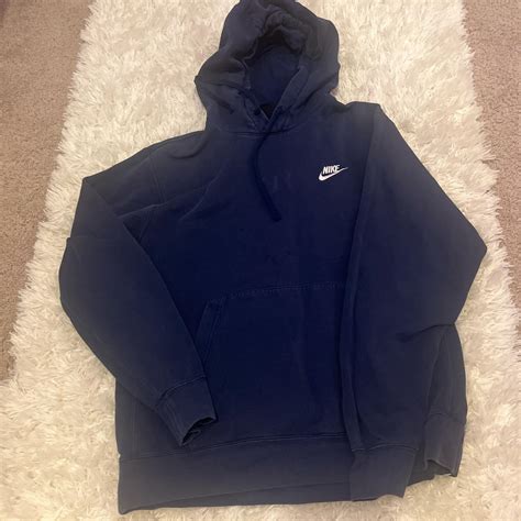 Navy Blue Nike Hoodie Depop