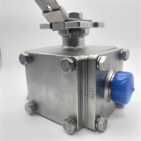 Way Sanitary Food Psi Butt Weld Ball Valve With Direct Mounting