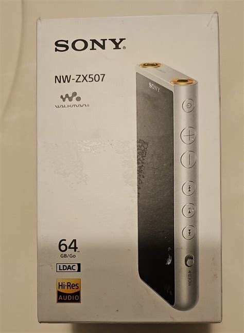 Sony Nw Zx Sc Walkman Hi Res Gb Mp Player Silver New Other Ebay