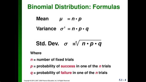 MEAN AND VARIANCE OF BINOMIAL DISTRIBUTION YouTube