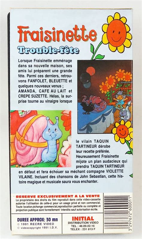 Charlotte Aux Fraises Cassette Vhs R Cr Vid O Les Aventures De