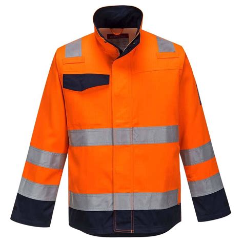 Veste Haute Visibilit Multirisques Orange Telenco Store