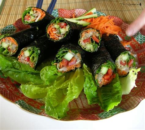 Vegetable Nori Rolls The Rawtarian