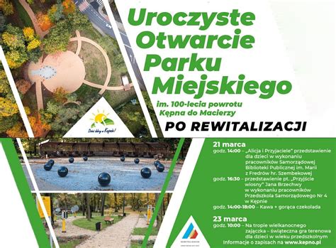 Uroczyste otwarcie Parku Miejskiego Miasto i Gmina Kępno