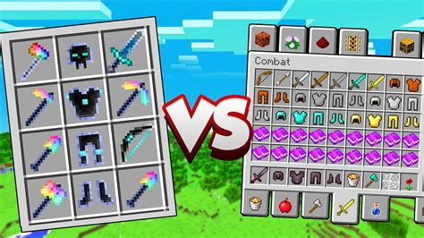 Itens Do Avaritia Vs Itens Do Modo Criativo No Minecraft Youtube