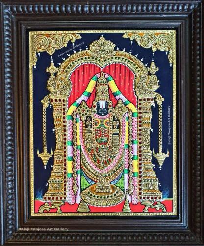 Wooden Brown Balaji Tanjore Painting At Rs Piece In Faridabad Id