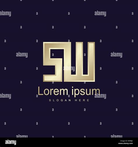 Logotipos De Letras Sw Im Genes Vectoriales De Stock Alamy