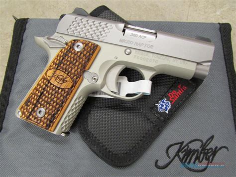 Kimber Micro Raptor Stainless 380 Acp 3300084 For Sale