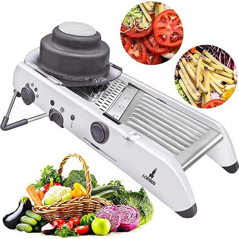 Mandoline Fatiador Profissional Lorben 18 Tipos de Corte Aço Inox Lorben