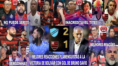 Mejores Reacciones De Flamenguistas Al Bolivar X Flamengo Con Gol De