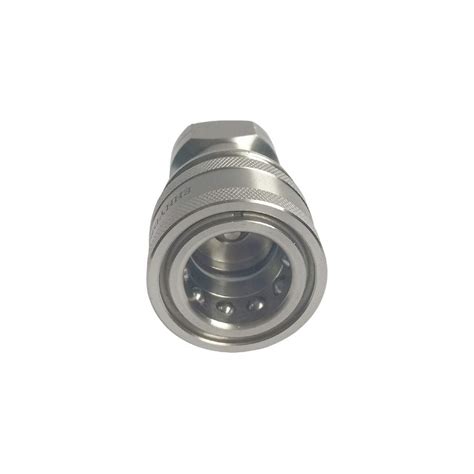 1 2 Npt Iso B Stainless Steel Aisi316 Hydraulic Quick Coupling Socket Plug 2900psi Luneot