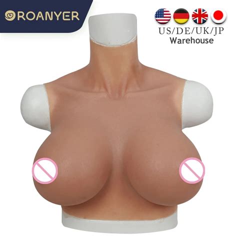 Roanyer Transgender Silicone Breast Forms For Crossdresser G H Cup East