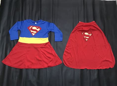 Superwoman Supergirl Costume Set Kids Lazada Ph