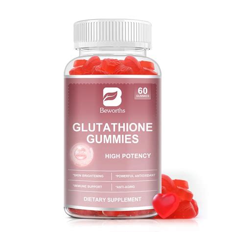 Bbeworths Glutathione Gummies 500mg With Marine Collagen Vitamin C And E B Beworths