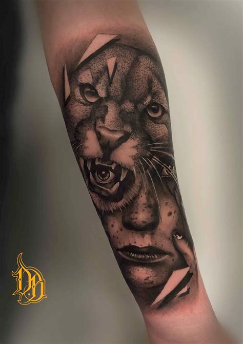 Tatuajes Realismo Wild Woman Tattoo