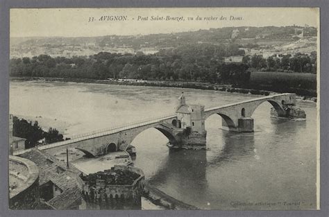 Avignon Avignon N Pont Saint B N Zet Vu Du Rocher Des Doms