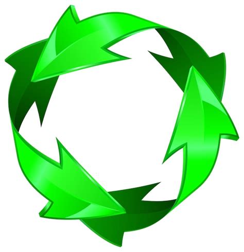 Symbole De Recyclage Vecteur Premium