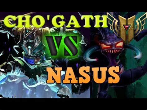 Cho Gath Vs Nasus En Late No Te Recuperas Nasus M Con Cho Gath