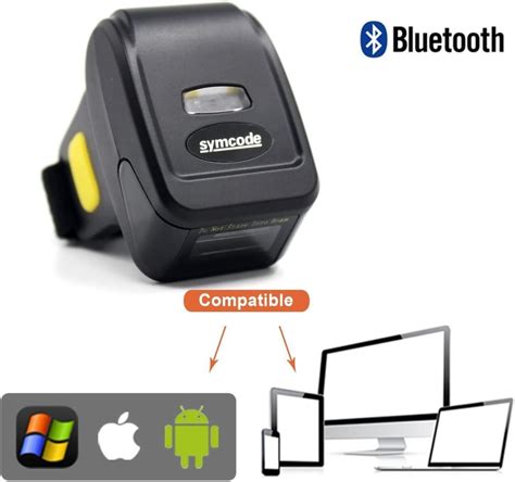 Symcode Escáner De Códigos De Barras Inalámbrico Con Bluet