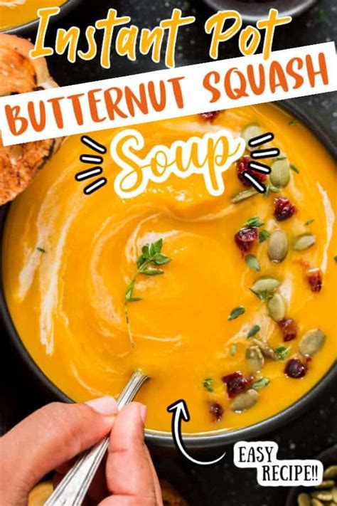 Instant Pot Butternut Squash Soup Currytrail