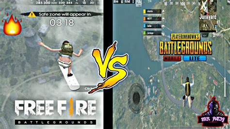 Free Fire Vs Pubg Mobile Lite Full Camparision By Mr Atif Youtube