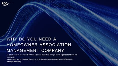 Ppt Why Do You Need A Homeowner Association Management Company